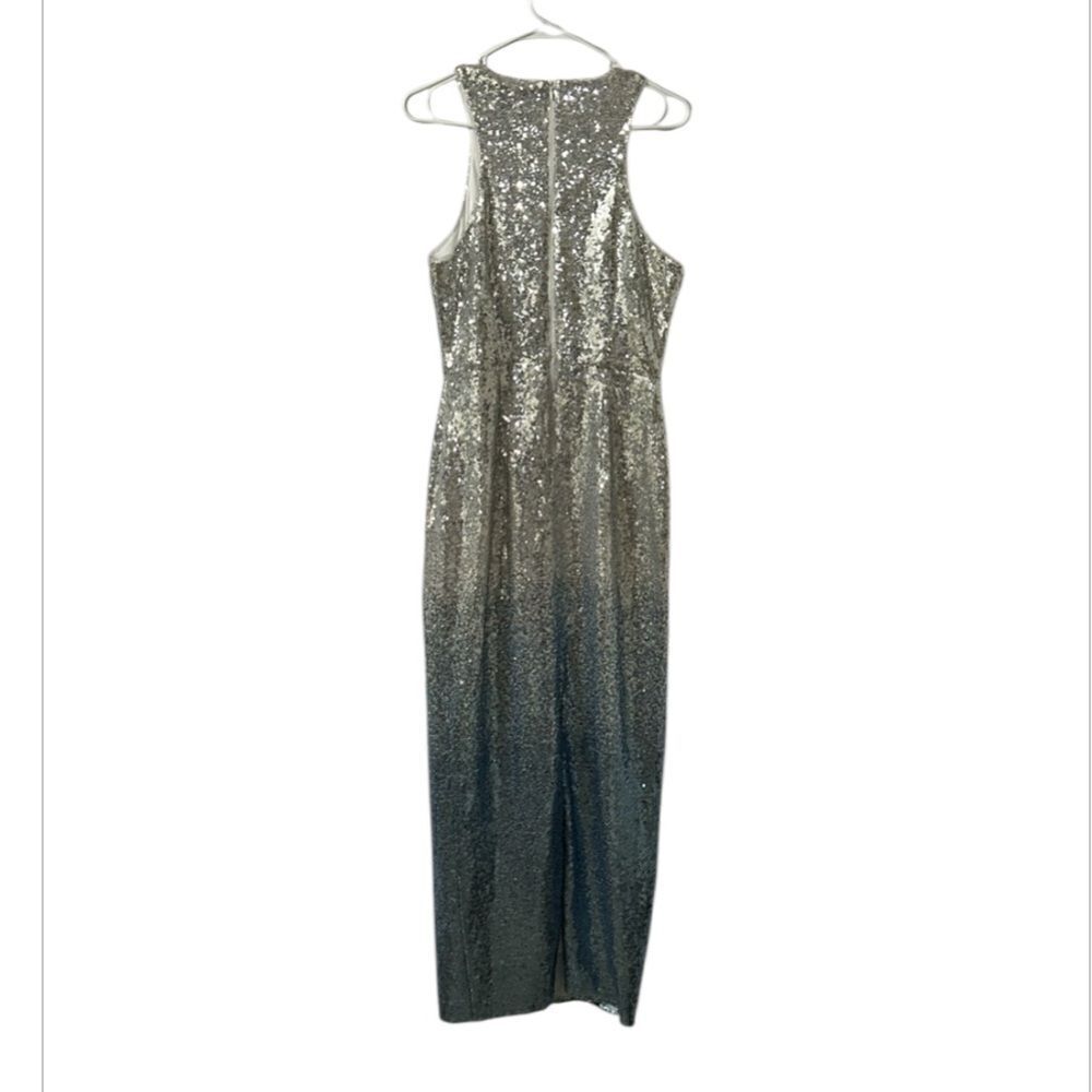 Maggy London Blue Ombre Sleeveless Maxi Dress(Size 8) - Picture 4 of 7